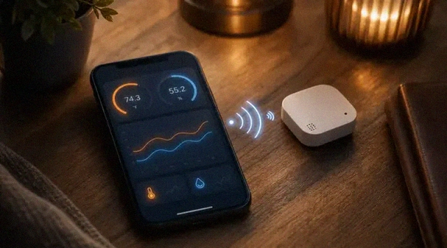 Telegram Mini App: датчики по Bluetooth